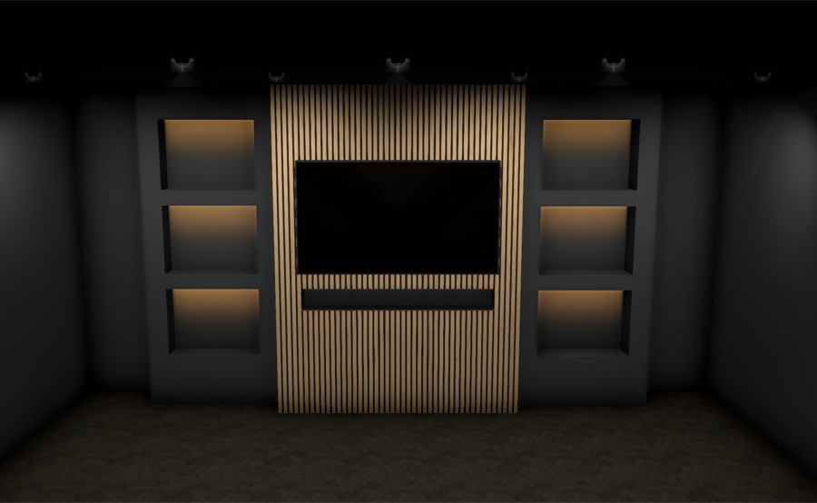 Multi-Stacked + Shelf Recess